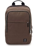 Invicta Biz L Office Backpack - Brown - Laptop Stand up to 15.6" - Usb Adapter - Work