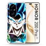 Cokitec Coque Renforcée pour Honor 200 Pro 5G Manga Dragon Ball Gogeta Visage