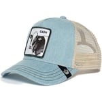 Rea Djur Baseball Cap Solskydd Mesh Broderad Trucker Hat Cow CASH Blå Cow CASH Blue