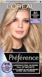 L’Oréal Paris Luminous Colour Permanent Hair Dye, 7.1 Iceland Ash Blonde, up to