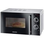 Severin MW 7771 Micro-ondes noir,argent 700 W fonction grill, fonction minuteur