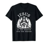 Jesus is The Reason for The Season Festive Christmas Carol T-Shirt