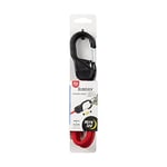 Nite Ize BSL24-10-R3 SlideLock Cordon élastique de qualité supérieure avec mousqueton coulissant en acier, 61 cm, rouge