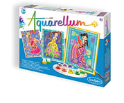 SentoSphère - AQUARELLUM - GLAMOUR GIRLS - Kit peinture - Peinture Aquarellable Magique - A partir de 7 ans - fabriqué en France, multicolore, 15 Unité (Lot de 1)
