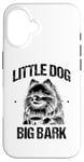 Coque pour iPhone 16 Little Dog Big Bark Poméraniens Chien Poméranien