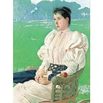 Artery8 Anselmo Guinea Portrait Of A Lady Painting Unframed Wall Art Print Poster Home Decor Premium