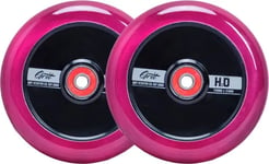 Grit H2O Sparkesykkel hjul 2-Pakning (110mm - Trans Pink/Black)