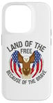 Coque pour iPhone 14 Pro USA Eagle Land of the Free à cause du Brave Memorial