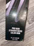 Elgetec Pro Hair Straighteners Platinum Edition OL 100701 NEW UK