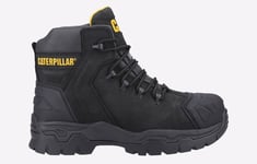 Caterpillar Safety Everett S3 Waterproof Boots Mens - Black material_leather1 - Size UK 13