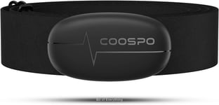 COOSPO Heart Rate Monitor Chest Strap, H6 HRM Bluetooth ANT+ HR Sensor, for Gym