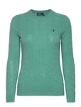 Cable-Knit Wool-Cashmere Sweater Tops Knitwear Jumpers Green Polo Ralph Lauren