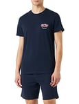 JACK & JONES Men's Jjandy Tee Ss Crew Neck Mp T-Shirt and Shorts, Navy Blazer/Pack: Set Pack, S