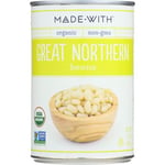 Beans Great Northern Org 15 Oz(Case Of 12) By Made