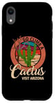 Coque pour iPhone XR Go Climb A Cactus Humour Visit Arizona Vintage Sunset