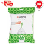 Brabantia Waste Bin Liners Dispenser Pack Perfect Fit Size G 23 - 30L  (40 Bags)