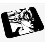 Tapis de souris Dragon ball super son goku super saiyan noir et blanc anime