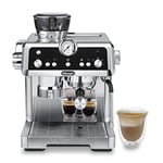 De'Longhi Specialista Prestigio, Barista Pump Espresso Machine, Bean To Cup Coffee And Cappuccino Maker, EC9355.M, Metal - Silver