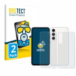 2x Anti-Reflets Protection Ecran pour Samsung Galaxy S23 FE (Avant+Arrière)