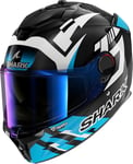 SHARK, Casque Moto Intégral Spartan GT Pro Carbon ZARCO Track Racer Carbon White Blue DWB, XXL