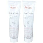 Avène Cold Cream crème peaux très sèches et sensibles Crème 2x100 ml