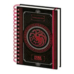 Genuine Hbo Game Of Thrones Targaryen Sigil A5 Hardback Journal Notebook Pad