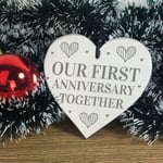 Our First 1st Anniversary Gift For Boyfriend Girlfriend One 1 Year Gifts For Him