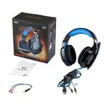 Casque de Jeux Stéréo Antibruit - Ecouteur Gaming pour G2000 Noir & Bleu