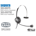 Sepura SRG Headset Mono & Duo