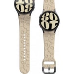 Samsung x Marimekko Wristband - armbånd, Samsung Galaxy Watch 4 / 5 / 6 / 7, beige