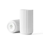 Lyngby Designer Porcelain Vase in Matt White, 25 cm