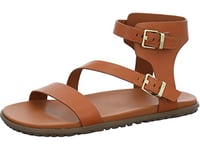 UGG Women's Solivan Strap Sandal, TAN Leather, Size 9 UK