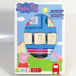 Peppa Pig Wooden Stamp Set. 4 stamps, 1 ink pad and 7 felt tip pens