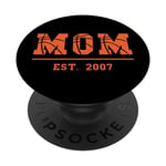 Basket-ball Maman 2007 Anniversaire Mère Fête Mères Vintage PopSockets PopGrip Interchangeable