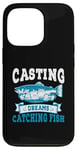 Coque pour iPhone 13 Pro Casting Dreams Attraper des poissons