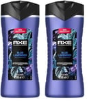 Axe Fine Fragrance Collection Gel douche Blue Lavender Premium Body Wash pour 12 h de fraîcheur longue durée donne un parfum spectaculaire sous la douche 300 ml (Lot de 2)