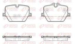 Bromsbelägg Remsa - BMW - 3-SERIE-serie, I4, I4 xdrive, Z4 g29, G22, G23, 2-serie, G26 xdrive, 4-serie g26. Toyota - Supra