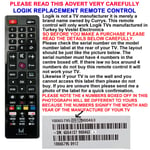 LOGIK TV REMOTE CONTROL A REPLACEMENT WORKS SELECTED LOGIK TV LCD/LED MODELS