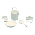 Melody Jane Chrysnbon Dolls House White Sink Accessories Set1:12 Scale Plastic