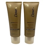 Dove Derma Spa Summer Revived 75ml Tanning Face Cream Medium to Dark Skin 2 Pack