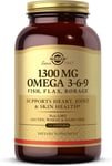 Solgar Omega 3-6-9 Softgels - Pack of 120 - Blend of Premium Fish, Flax and Bor