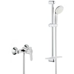 Set Mitigeur monocommande + Ensemble de douche complet 2 jets Tempesta 100 (MitigeurD1-TEMPESTA) - Grohe