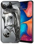 Coque pour Samsung Galaxy A20e Cheval - Blanc