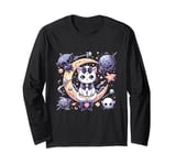 Sailor Meow Cute Moon Cat Space Magic Gothic Halloween Long Sleeve T-Shirt