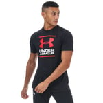 Men's T-Shirt Under Armour GL Foundation Short Sleeve in Black