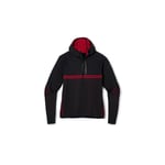 Smartwool Mens Intraknit Merino Tech 1/2 Zip Hoodie (Svart (BLACK) X-large)