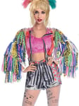 Adults Harley Quinn Fancy Dress Birds Of Prey Jacket World Book Day Week Ladies