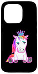 Coque pour iPhone 15 Pro Fabelwesen Figurine de conte de fées princesse licorne fille enfant