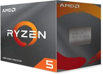 AMD Ryzen™ 5 4500 6-Core, 12-Thread Unlocked Desktop Processor with Wraith Stealth Cooler