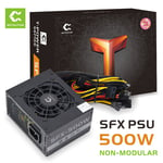 METALFISH SFX-500W NON-MODULAIRE SFX Alimentation Pour Gaming Boîtier D'ordinateur Avec Blanc Silicone marijuana ar Câble 100/220V Entrée